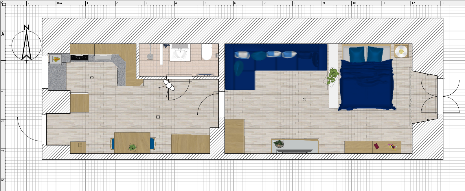 Apartmán L5 – plánek